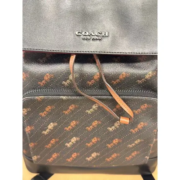 NWOT Coach Turner Backpack with horse and carriage dot print COACH® Outlet | Turner Backpack With Horse And Carriage Dot  main image 3
